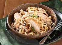Creamy and Cheese Chicken Mushroom Penne Pasta