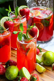 Strawberry Lime Refresher